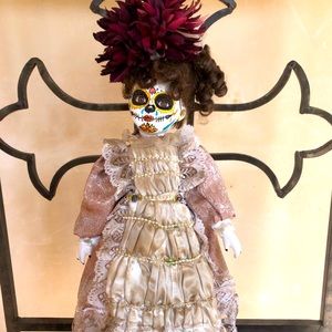 HALLOWEEN DECOR “DAY OF THE DEAD” Horror Doll OOAK